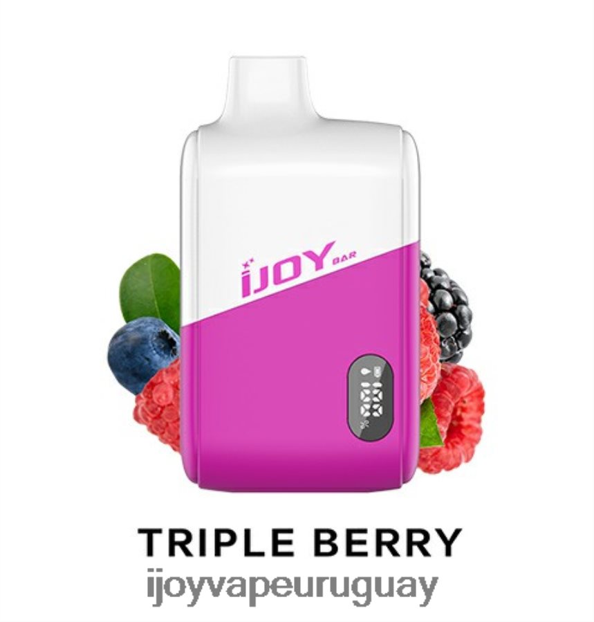 iJOY Vape Review - iJOY Bar IC8000 desechable N20LL195 hielo de triple baya