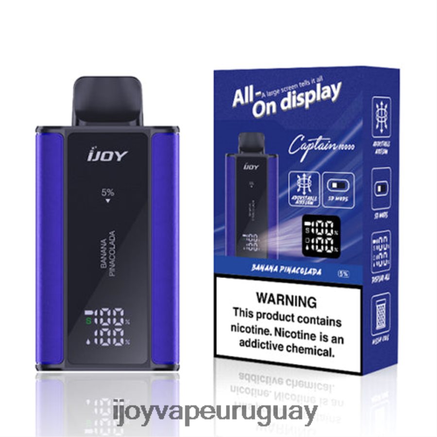 iJOY Vape België - iJOY Bar Captain desechable N20LL81 piñacolada de plátano