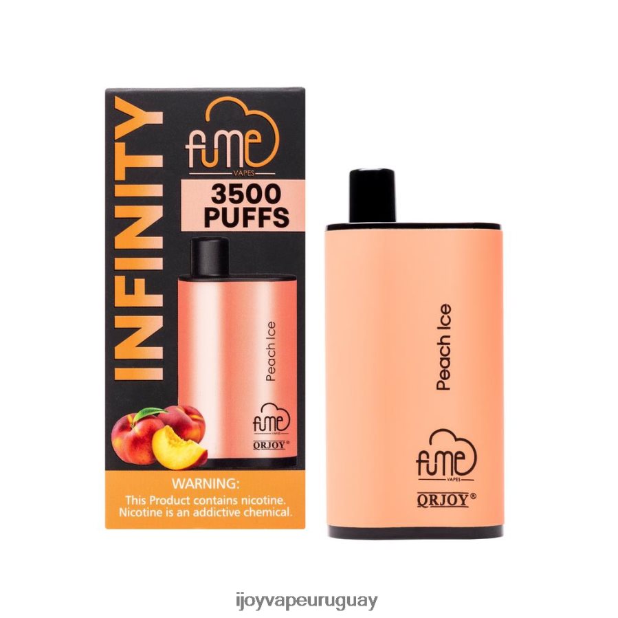 iJOY Vapes for Sale - iJOY Fume Infinity desechables 3500 inhalaciones | 12ml N20LL104 hielo de durazno