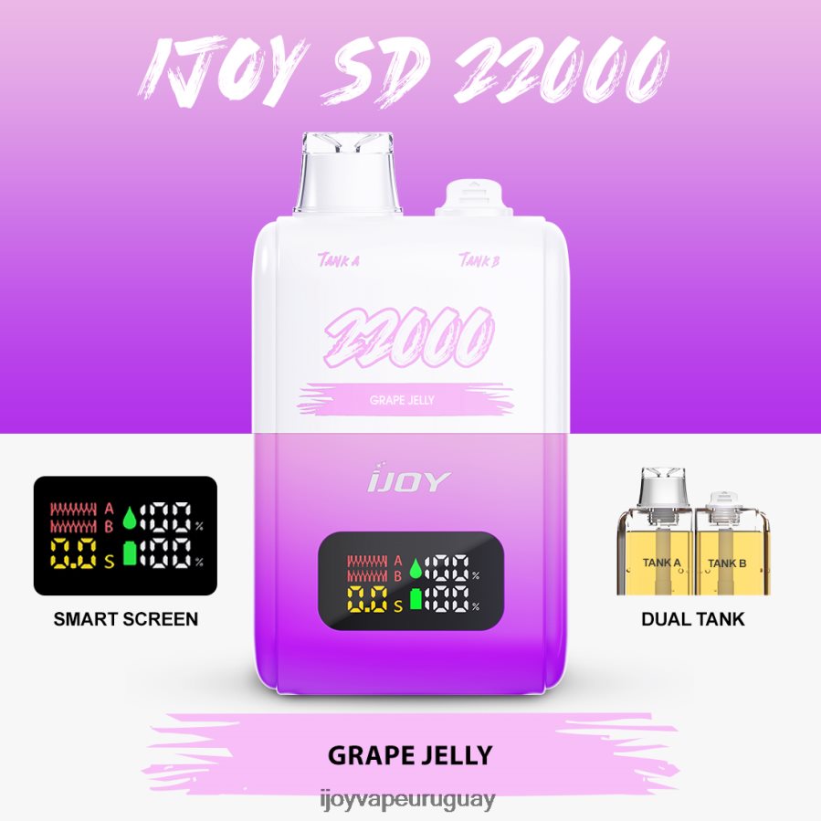 iJOY Vape Antwerpen - iJOY SD 22000 desechable N20LL153 mermelada de uva