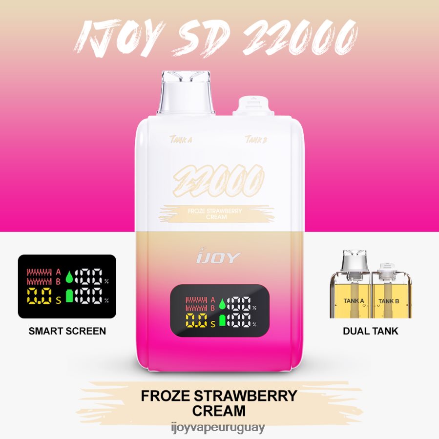 iJOY Vape Brussel - iJOY SD 22000 desechable N20LL152 crema de fresa congelada