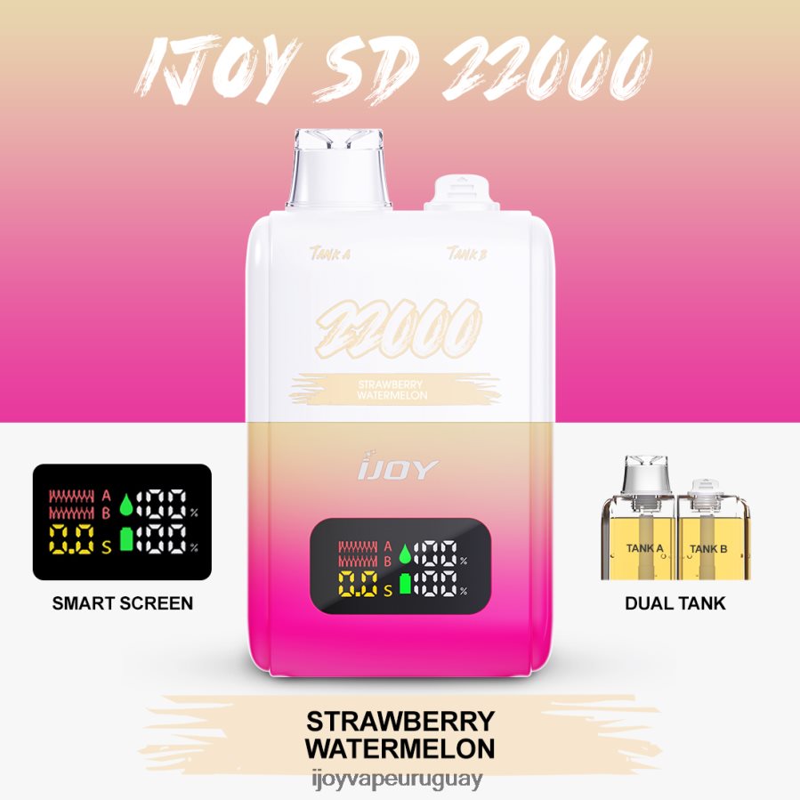 iJOY Vape Disposable - iJOY SD 22000 desechable N20LL158 sandia fresa