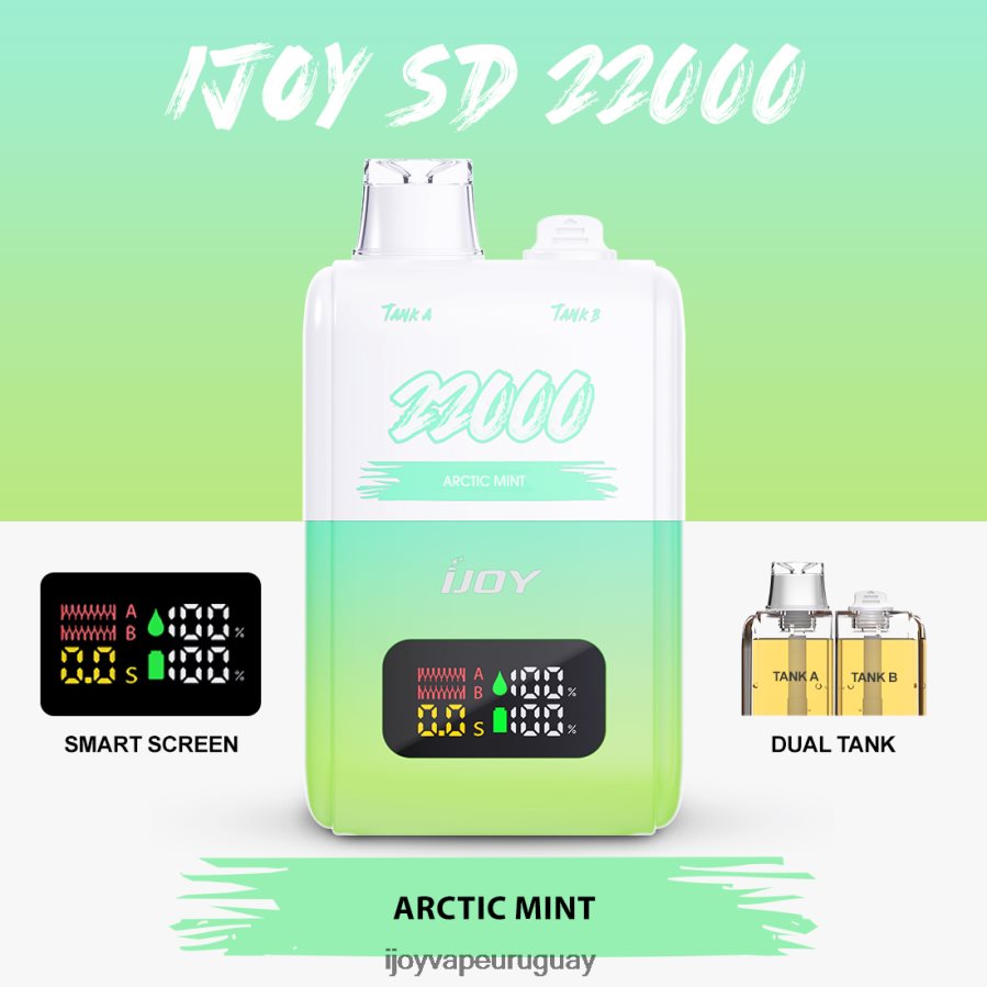 iJOY Vape Flavors - iJOY SD 22000 desechable N20LL146 menta ártica