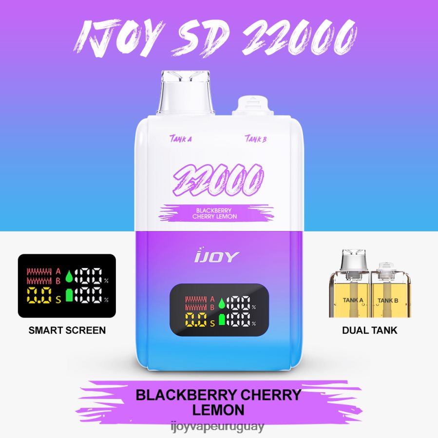 iJOY Vape Price - iJOY SD 22000 desechable N20LL147 mora cereza limón